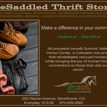 ReSaddled Thrift Store - Thrift Stores Near Me - Silverthorne, Colorado ReSaddled Thrift Store - Thrift Stores Near Me - Silverthorne, Colorado