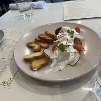 Central Bodega - Whipped feta dip-already partially destroyed - Wine Bars Near Me - Albuquerque, New Mexico