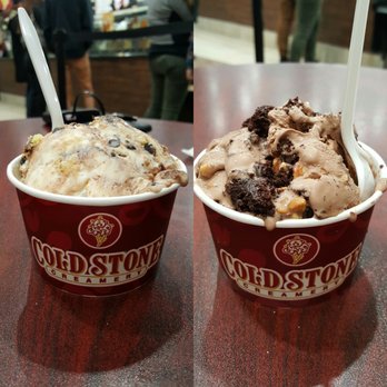 Cold Stone Creamery - Happiness is sharing ice cream on a cold rainy day with a good friend - The Great Ganache (l) and Salted Fudge Decadence (r) (11/26/16)! - Ice Cream & Frozen Yogurt Near Me - Burbank, California Cold Stone Creamery - Happiness is sharing ice cream on a cold rainy day with a good friend - The Great Ganache (l) and Salted Fudge Decadence (r) (11/26/16)! - Ice Cream & Frozen Yogurt Near Me - Burbank, California