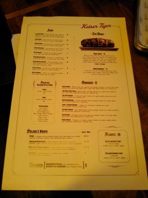 Menu photo 8 Kaiser Tiger Chicago, IL