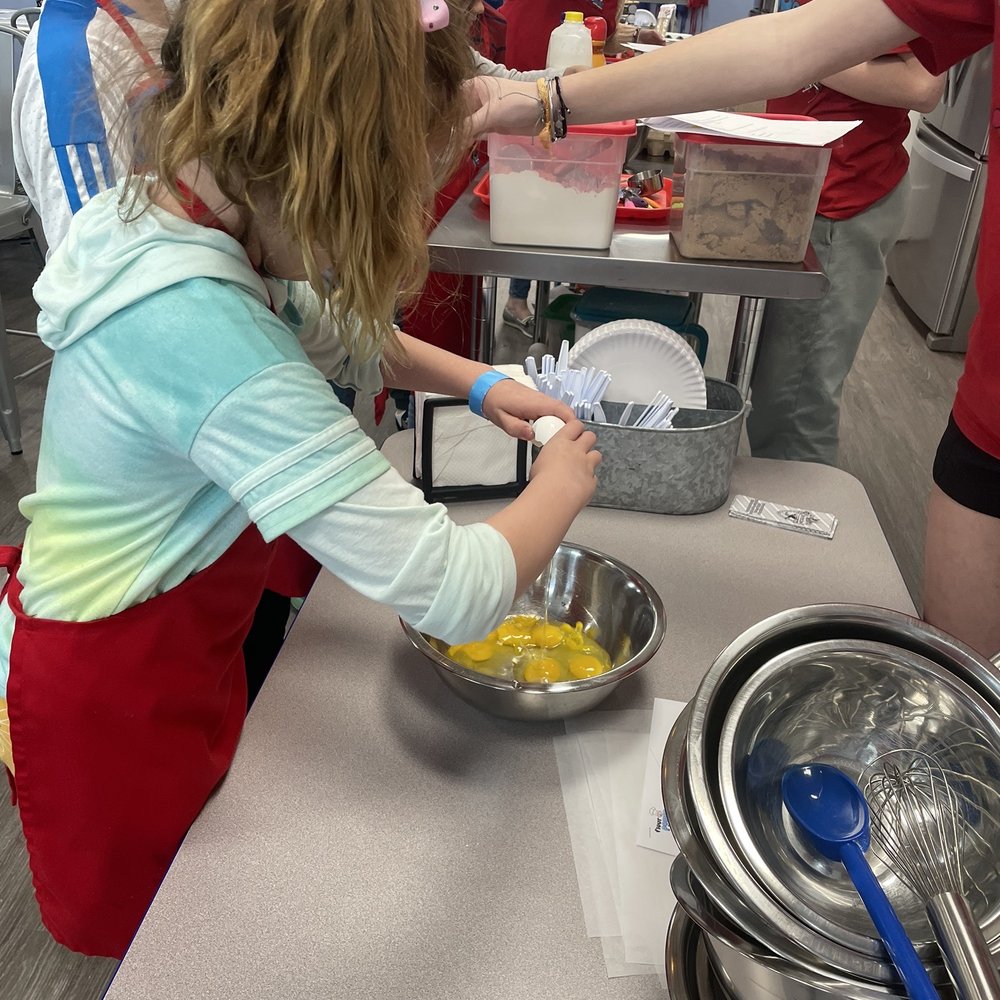 Flour Power Cooking Studios - All of the kids participate - Cooking Schools Near Me - Allen, Texas Flour Power Cooking Studios - All of the kids participate - Cooking Schools Near Me - Allen, Texas
