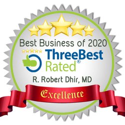 HTX Urology - Three Best Rated recognizes Dr. Dhir's Clinical excellence.