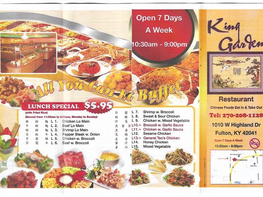 Menu photo 3 King Garden Fulton, KY