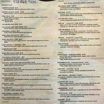 Sweet Rice - Menu - Thai Near Me - Dallas, Texas Sweet Rice - Menu - Thai Near Me - Dallas, Texas