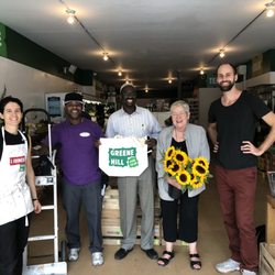 The Greene Hill Food Co-op - Ebrima Kanuteh, MBA, from visited in September 2018. They are forming 2 food co-ops in Tennessee. He represents Memphis.