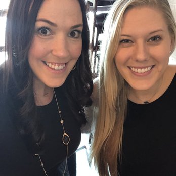Aisha's Salon & Spa - Both of our hair color is by Sehar! And my (I'm on the left) color, cut and eyebrows are all thanks to her! - Hair Salons Near Me - Rosenberg, Texas