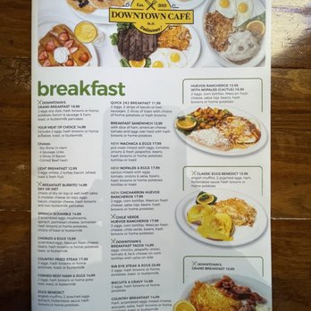 Downtown Cafe by JL - Menu page 1 - Breakfast & Brunch Near Me - Oxnard, California Downtown Cafe by JL - Menu page 1 - Breakfast & Brunch Near Me - Oxnard, California