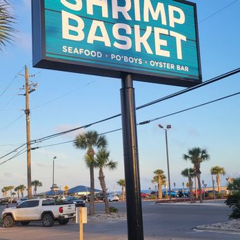 Shrimp Basket - Business Sign - Seafood Near Me - Panama City Beach, Florida Shrimp Basket - Business Sign - Seafood Near Me - Panama City Beach, Florida