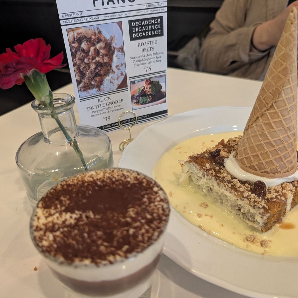 Piano Piano - Nutella Tiramisu 6 Layer Carrot Cake - Italian Near Me - Toronto, Ontario Piano Piano - Nutella Tiramisu 6 Layer Carrot Cake - Italian Near Me - Toronto, Ontario