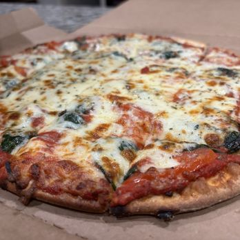 Rosati's Pizza - Spinach, Tomato, and Garlic THIN CRUST - Pizza Near Me - Conroe, Texas
