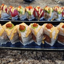 Bluefin - From top: Toyota roll and Amazing Grace roll. Both are soooo good.