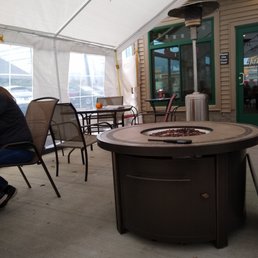 Dinner with good work friends in the outdoor heated patio. :-) Dinner with good work friends in the outdoor heated patio. :-)