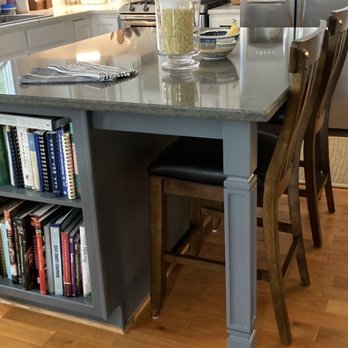 J & M Tile, Granite & Marble - New bookcase and larger island with legs - General Contractors Near Me - Woodbridge, Virginia J & M Tile, Granite & Marble - New bookcase and larger island with legs - General Contractors Near Me - Woodbridge, Virginia