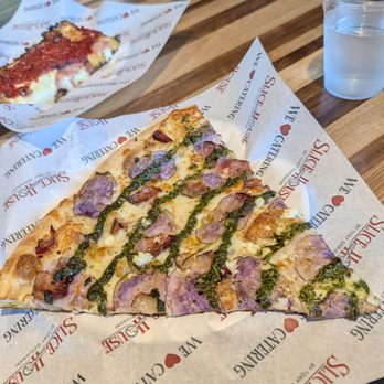 Slice House by Tony Gemignani - Purple potato NY slice - Pizza Near Me - Milpitas, California Slice House by Tony Gemignani - Purple potato NY slice - Pizza Near Me - Milpitas, California