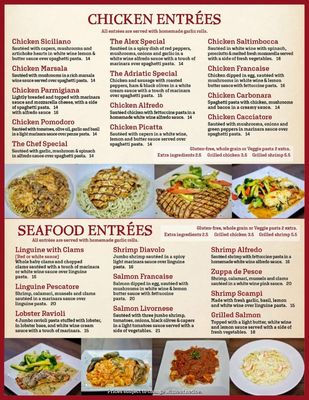 Menu photo 8 Adriatic Cafe Italian Grill - Spring Spring, TX