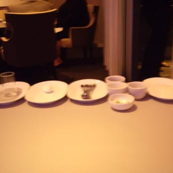 Alinea - Chocolate, coconut, menthol, hyssop - ingredients laid out for Grant Achatz to draw my last course on the table - New American Near Me - Chicago, Illinois Alinea - Chocolate, coconut, menthol, hyssop - ingredients laid out for Grant Achatz to draw my last course on the table - New American Near Me - Chicago, Illinois
