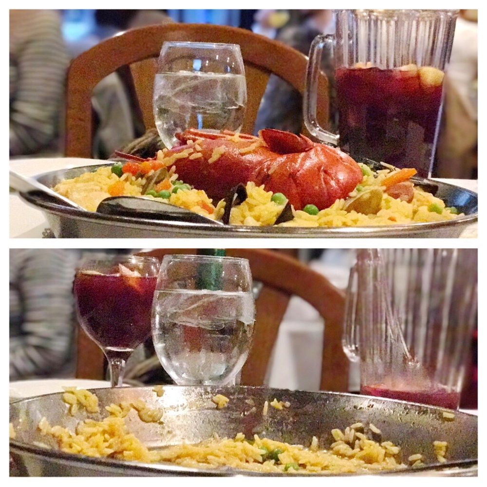 Don Pepe - Paella before and after - Spanish Near Me - Newark, New Jersey Don Pepe - Paella before and after - Spanish Near Me - Newark, New Jersey