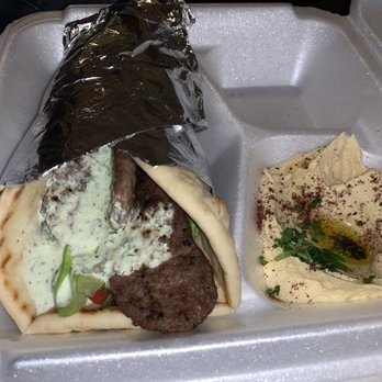 Kinzi - Beef Gyro Sandwich - Mediterranean Near Me - Mission, Kansas Kinzi - Beef Gyro Sandwich - Mediterranean Near Me - Mission, Kansas