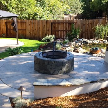 Total Landscape Concepts - Complete backyard design and install with fire pit, pond and waterfall and patio covers - Landscaping Near Me Total Landscape Concepts - Complete backyard design and install with fire pit, pond and waterfall and patio covers - Landscaping Near Me