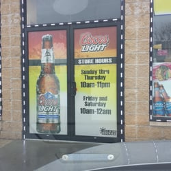 Sunset Liquors - Opens at 10am.