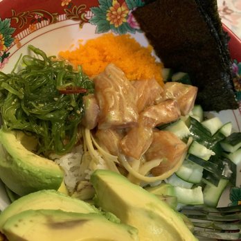 Sunh Fish - salmon poke i made with fish from sunh fish - Seafood Markets Near Me - Sacramento, California