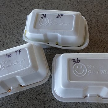Champa Garden - Unassuming containers, but portions were generous - Thai Near Me - Redding, California