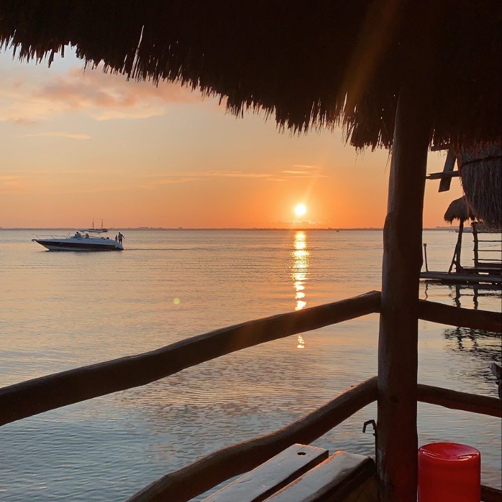 Thai Restaurant - Sunset from our table - Thai Near Me - Cancún, ROO Thai Restaurant - Sunset from our table - Thai Near Me - Cancún, ROO