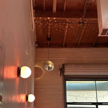 Hearth Restaurant & Coffee - The restaurant- vibey disco ball - Latin American Near Me - Moorpark, California