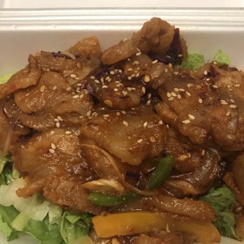 100 Percent Korean - Spicy pork belly on rice - Korean Near Me - Toronto, Ontario