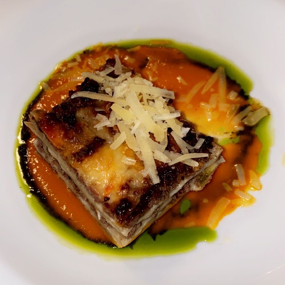 Almar - Lasagne. Thought it would be good- how could u mess up lasagne? Disgusting and flavorless - Mediterranean Near Me - Cancún, ROO