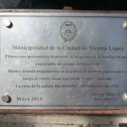 Pilares del Virrey - Placa, porque hasta que no estuvo, la indicación NADIE sabia lo que era