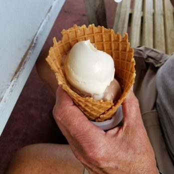 Kill Devil's Frozen Custard & Beach Fries - Waffle cone with chocolate and vanilla - Ice Cream & Frozen Yogurt Near Me - Kill Devil Hills, North Carolina Kill Devil's Frozen Custard & Beach Fries - Waffle cone with chocolate and vanilla - Ice Cream & Frozen Yogurt Near Me - Kill Devil Hills, North Carolina