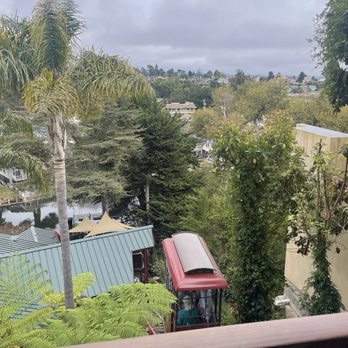 Shadowbrook - Loading area for trolley car to go down to restaurant - American Near Me - Capitola, California