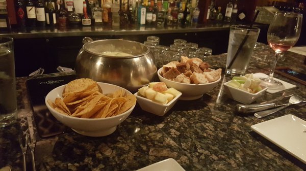 Photo of The Melting Pot - Gaithersburg, MD, US. Spinach and artichoke fondue