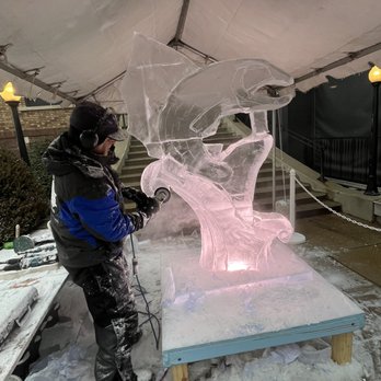 The Ice at Carter Green - Ice sculpture contest - Skating Rinks Near Me - Carmel, Indiana
