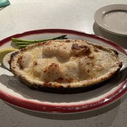 The Lobster House - Haddock and scallop Augratin
