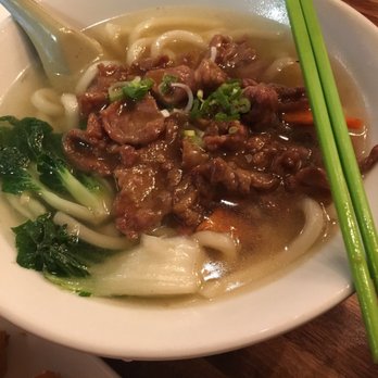 Wei’s Cafe - Beef udon with bok choy - Chinese Near Me - San Francisco, California