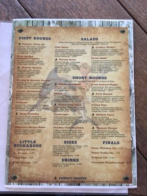 Menu photo 5 Bluewater Cowboy Port Aransas, TX Menu photo 5 Bluewater Cowboy Port Aransas, TX