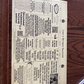 Jimmys Old Town Tavern - October calendar - American Near Me - Herndon, Virginia