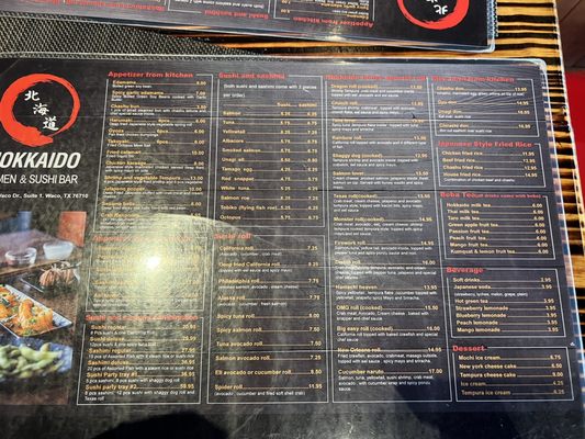 Menu photo 8 Hokkaido Ramen & Sushi Bar Waco, TX Menu photo 8 Hokkaido Ramen & Sushi Bar Waco, TX