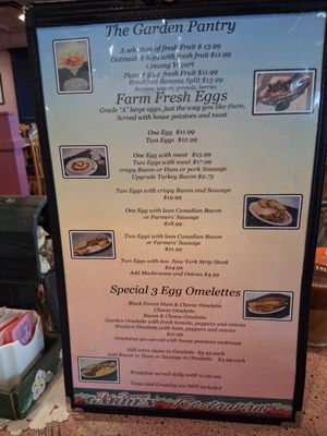 Menu photo 4 The Secret Garden Restaurant Niagara Falls, ON Menu photo 4 The Secret Garden Restaurant Niagara Falls, ON