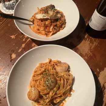 Rodney's Oyster House - Scallop Pasta and Lobster Ragú - Seafood Near Me - Vancouver, British Columbia