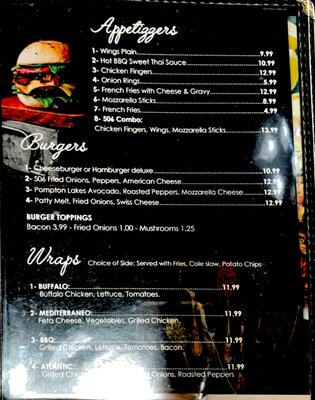 Menu photo 2 506 Cafe Pompton Lakes, NJ Menu photo 2 506 Cafe Pompton Lakes, NJ