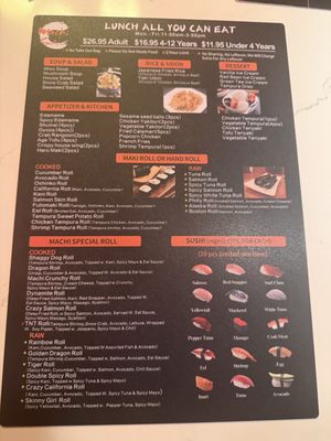 Menu photo 6 Machi Sushi Austin, TX