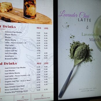 Crimson Cup Coffee & Tea - Grandview - Menu - Coffee & Tea Near Me - Columbus, Ohio Crimson Cup Coffee & Tea - Grandview - Menu - Coffee & Tea Near Me - Columbus, Ohio