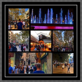 Las Ramblas - Montage of images from Las Ramblas - Local Flavor Near Me - Barcelona, B