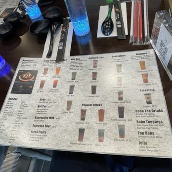Tasty Pot - Boba menu - Hot Pot Near Me - Reno, Nevada