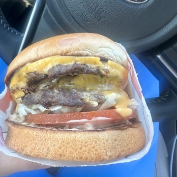 In-N-Out Burger - Double double with whole grill - Burgers Near Me - Tustin, California