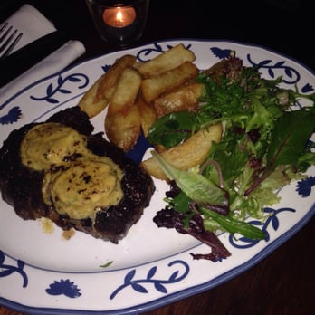 Delicatessen Kitchen & Bar - Steak with mustard butter + steak frites - French Near Me - Adelaide, SA