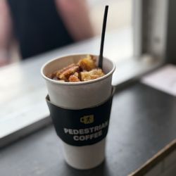 Pedestrian Coffee - The Sourdough Walking Waffle. Perfect for on-the go.